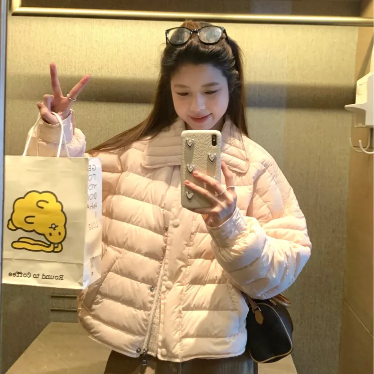 轻薄服女款25冬新款小个子冬季短款超好看今年流行爆款外套