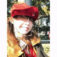 【E%亿】复古小众设计嘻哈辣妹Y2K麂皮软帽檐调节抽绳调节鸭舌帽子