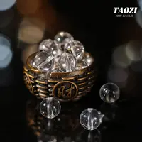 【桃总推荐】白水晶10mm圆珠单珠配饰多样性发一件@@ZY50913004