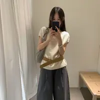 lovely@m3350 韩系简约气质百搭坎肩针织衫 12-15