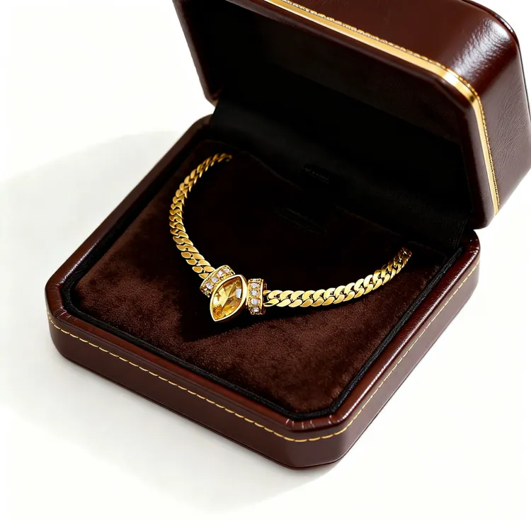 钛钢项链 欧美风马眼～锆经典蛇骨链T786