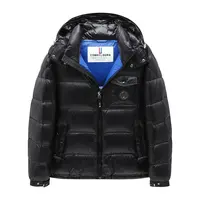 H1017 冬季厚款男羽绒服 白鸭绒拉链商务休闲保暖防风