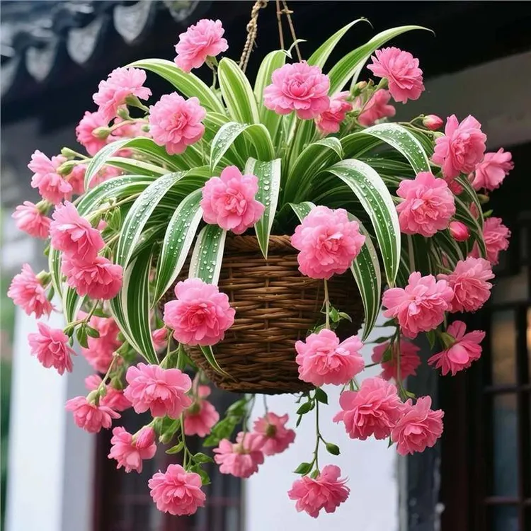 【吊兰四季开花】金心金边大花驱蚊四季开花大花浓香型花卉盆栽