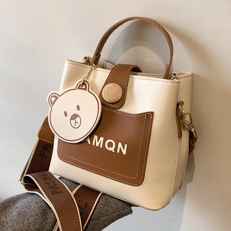 宽带小包包女2025新款百搭大容量手提水桶包高级感时尚单肩斜挎包