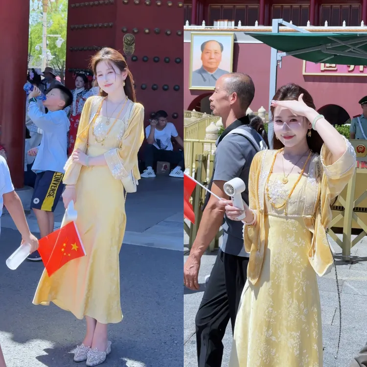 【婷婷】《金丝绒》国风刺绣暗纹吊带小衫套装 TTH2SQ765【Q】