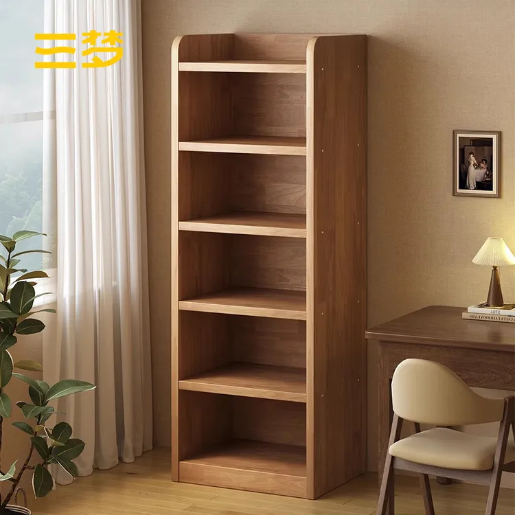 置物架落地书架家用柜子书柜简易客厅简约办公学生桌多层展示柜子