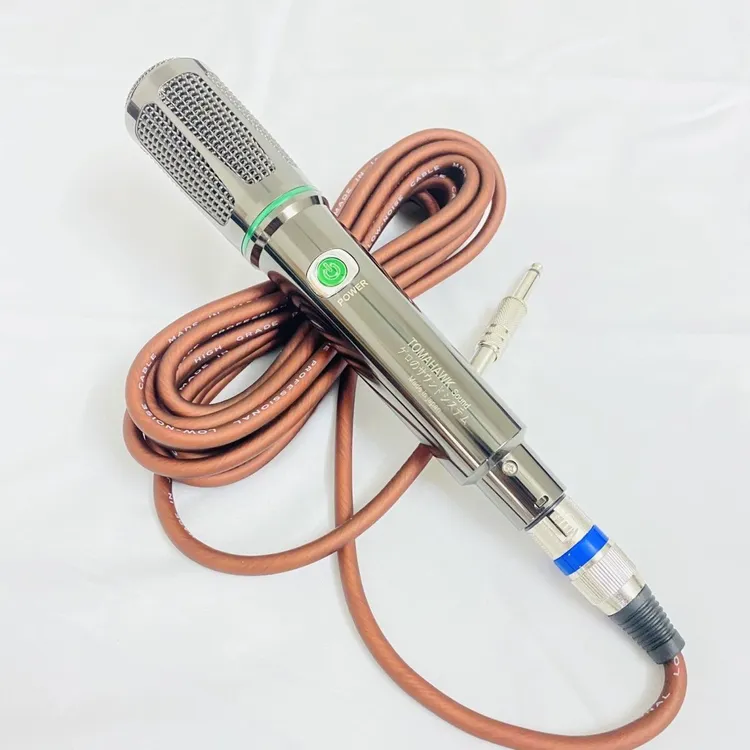 网红爆款舞台演出KTV直播家用全金属有线话筒专业级动圈双振膜