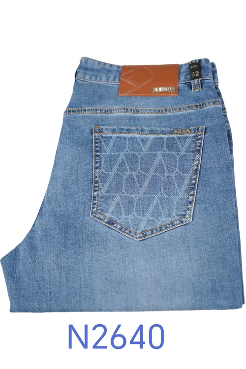 2640商务弹力牛仔男裤夏款直筒百搭舒适亲肤透气免熨烫