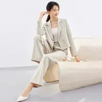 〈纪朵研〉1394春季纯宽松型常规款西服套装两件套