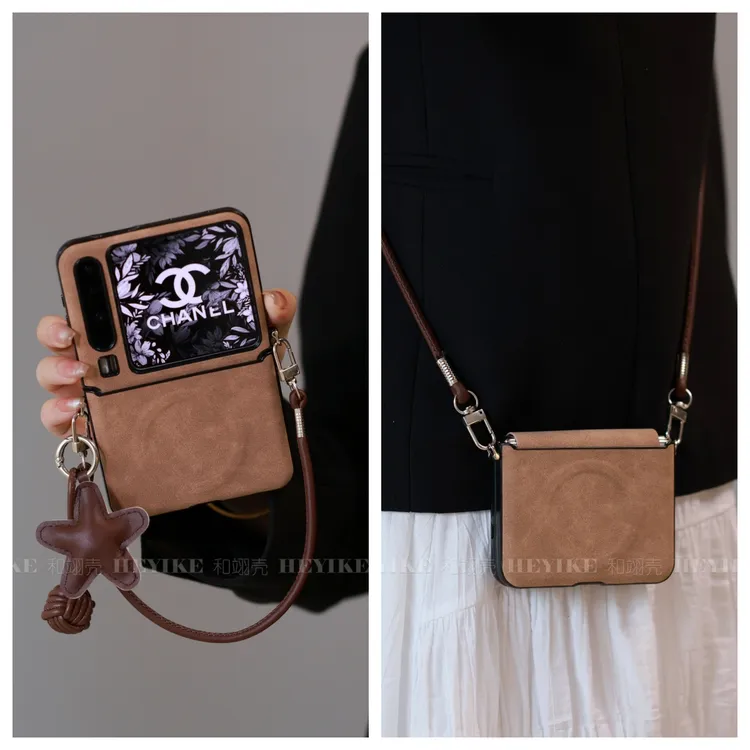 美拉德棕羊巴皮内置磁吸适用华为purax手机壳典藏版折叠秋冬保护