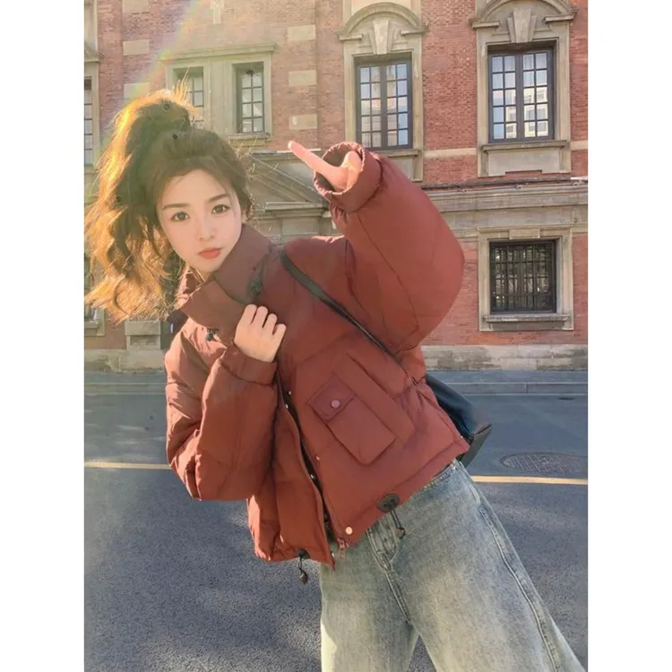 加厚秋冬今年流行爆款女冬季短款小个子外套时尚轻薄服反季清仓