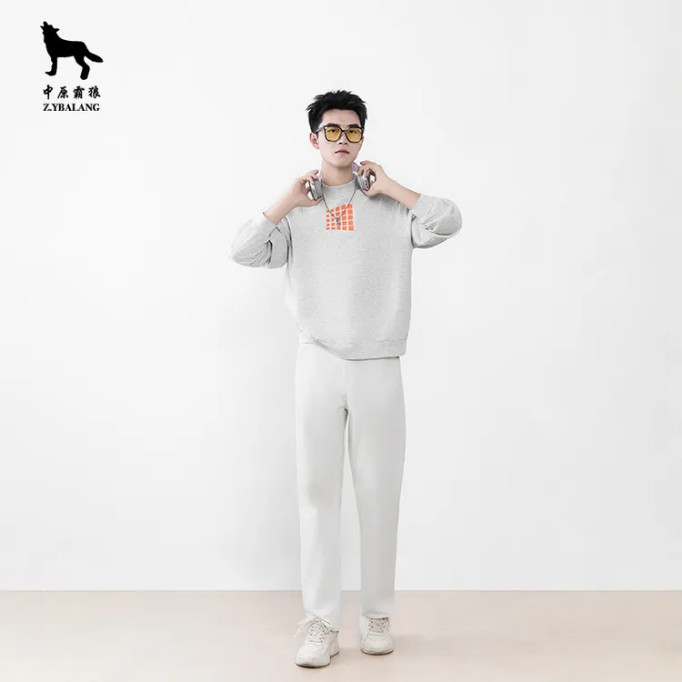 男士新款美式复古潮牌宽松百搭卫衣280g重磅云感棉经典百搭