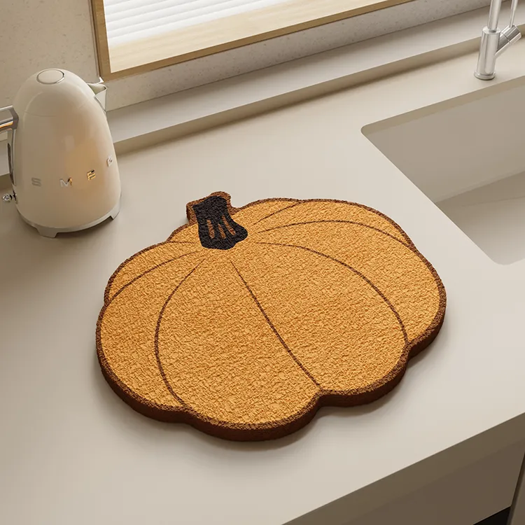 厨房木浆棉沥水垫台面防溅隔热垫子咖啡机强吸水餐具碗盘碟控水垫