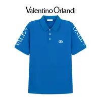 Valentino Orlandi/华伦天奴.奥兰迪男士夏季时尚百搭短袖polo衫
