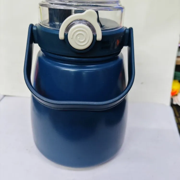 高颜值大容量不锈钢便携大肚保温杯手提简约水壶水杯商务户外适用