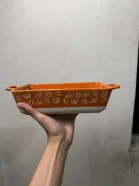 陶瓷南瓜双耳烤盘