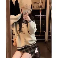 04区黑色海军领毛衣开衫
