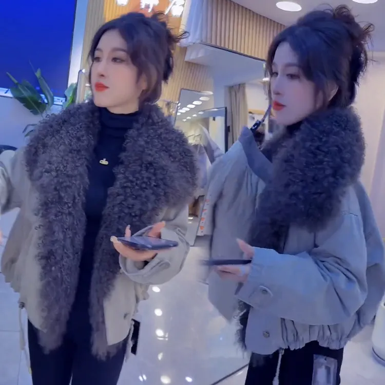 2025秋冬新款时尚显瘦气质网红高档洋气女高级百搭宽松大码外套潮