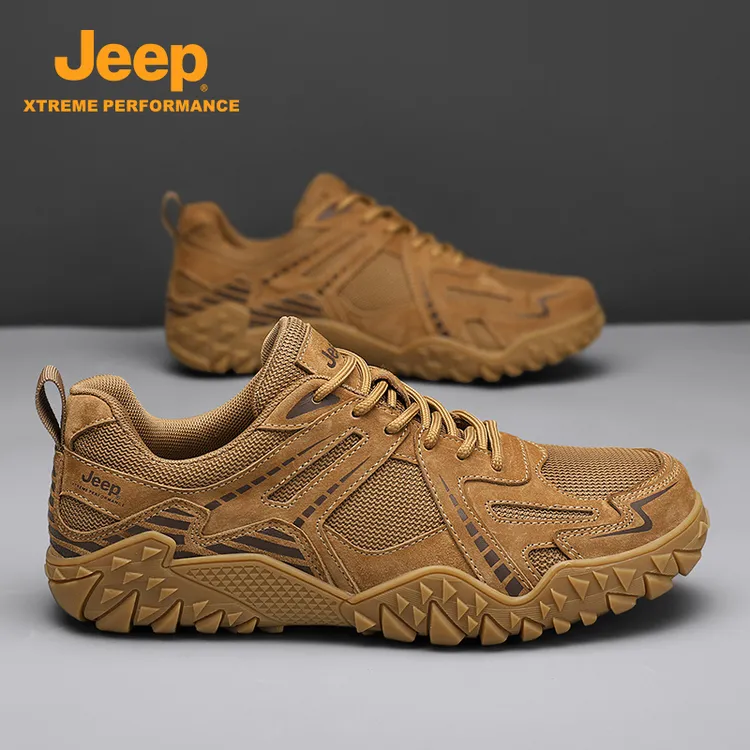 jeep吉普男鞋2025新款秋季透气休闲运动鞋男士户外登山徒步鞋子