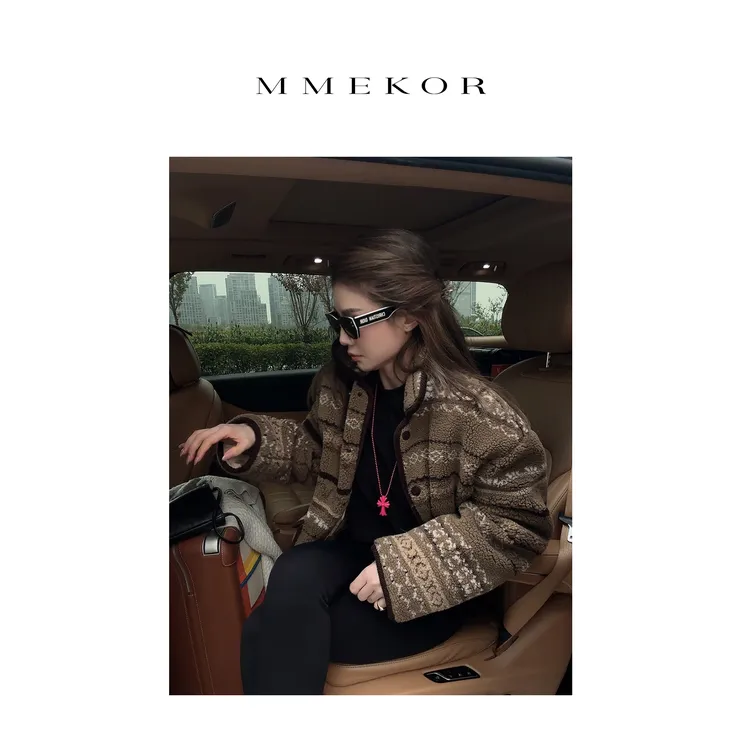 MMEKOR “丹麦雪境”棉服 2025新款秋款静奢老钱风外套 30630