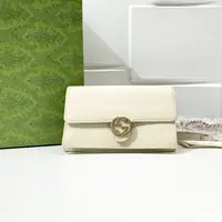 99新 GUCCI/古驰 思斯专属 Gucci 双G单肩包 LM2684