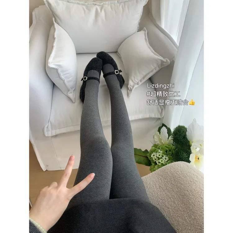 【不掉裆不勒脚】小个子秋冬韩系高腰显瘦提臀收腹加厚加绒连裤袜棉