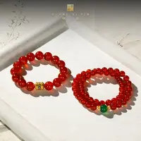 【凰一品】‘’招财进宝‘’玛瑙玉髓手串套装