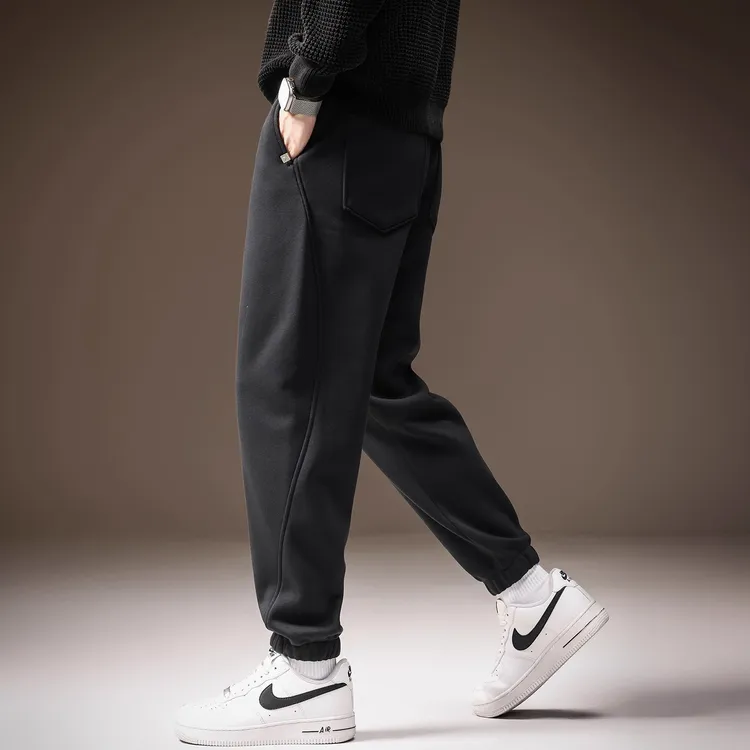 仓石一树高端美式复古针织工装休闲裤子男2025秋季新款潮牌运动裤