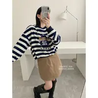 条纹抽绳卫衣LY 96122
