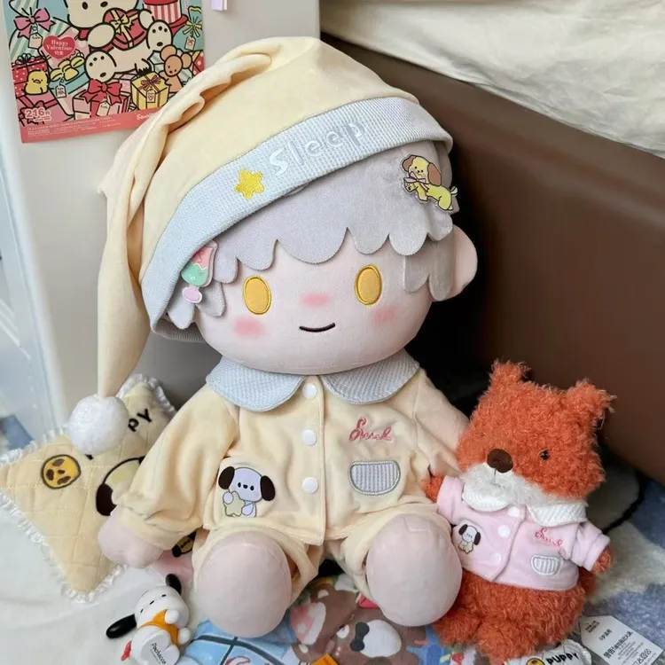 40厘米棉花娃娃衣服可爱校园风坐姿娃衣古风汉服一番坐姿无属性