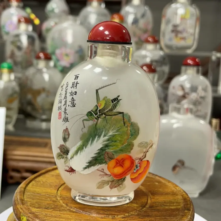 匠心独韵内画鼻烟壶中国风特色商务礼品把玩小摆件