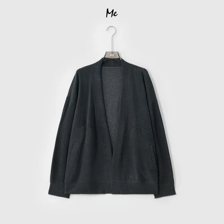 ME【雪绒开衫】天丝混纺云柔感高知老钱时尚百搭一手长外套MESA1802
