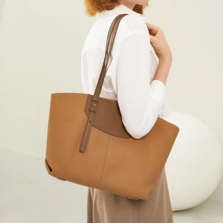 大容量真皮女包2025新款手提腋下包小众原创设计通勤单肩包