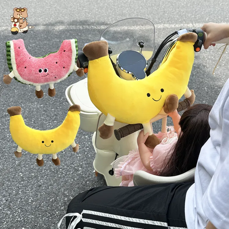 电动车宝宝防撞垫儿童座椅前置防磕垫电瓶车卡通头垫保护婴儿头枕