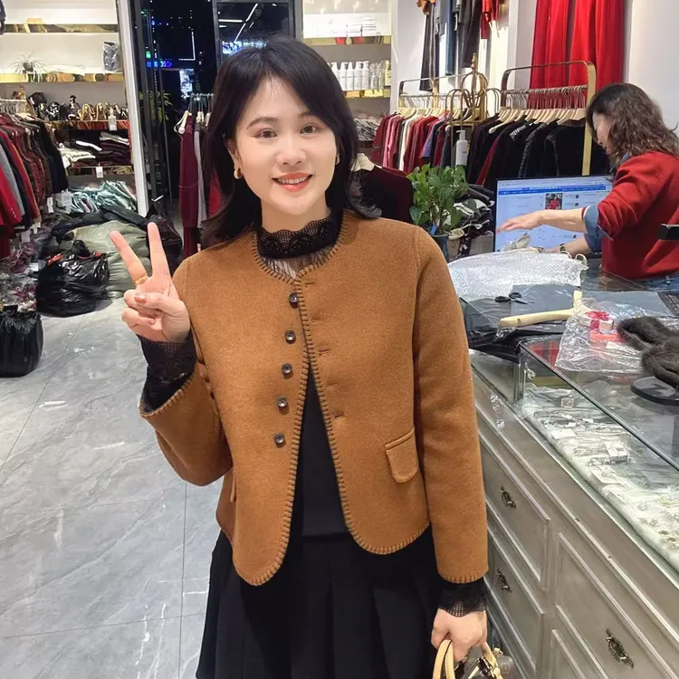 1-825038韩版外套54长