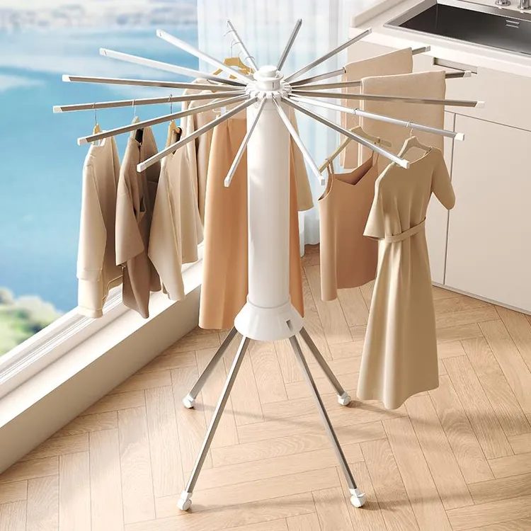 章鱼晾衣架免安装落地可折叠室内家用隐形八爪鱼阳台凉晒被子神器