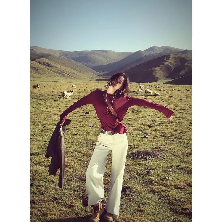 小番茄定制 FORNI 石头裤 高密精棉抓绒感双线口袋牛仔裤