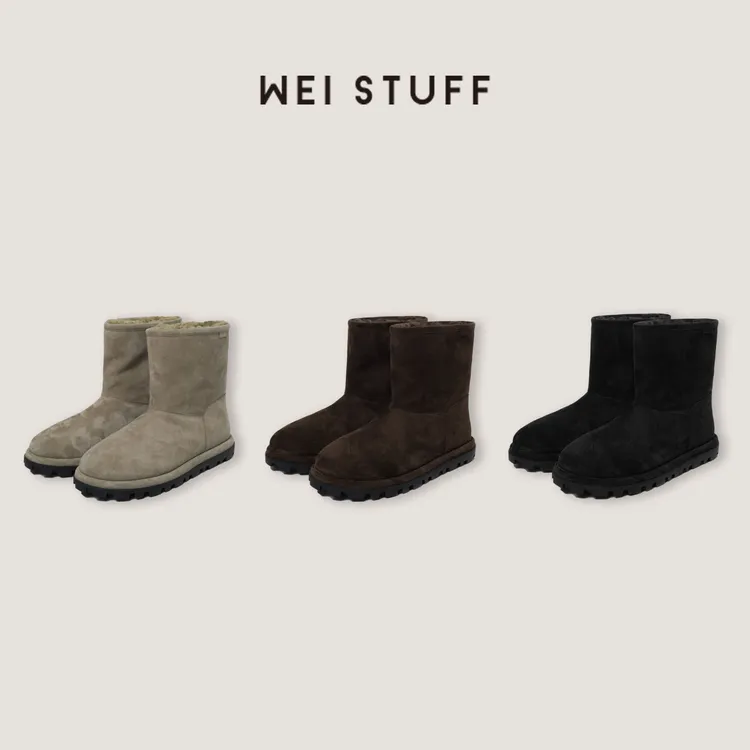 WEI STUFF"松果靴“三色保暖舒适雪地靴 10607.               