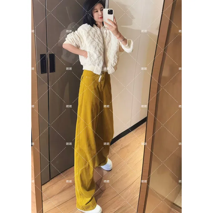 哝NONG-【树叶泡芙】2025早秋新款拉链款树叶泡芙外套上衣02392094