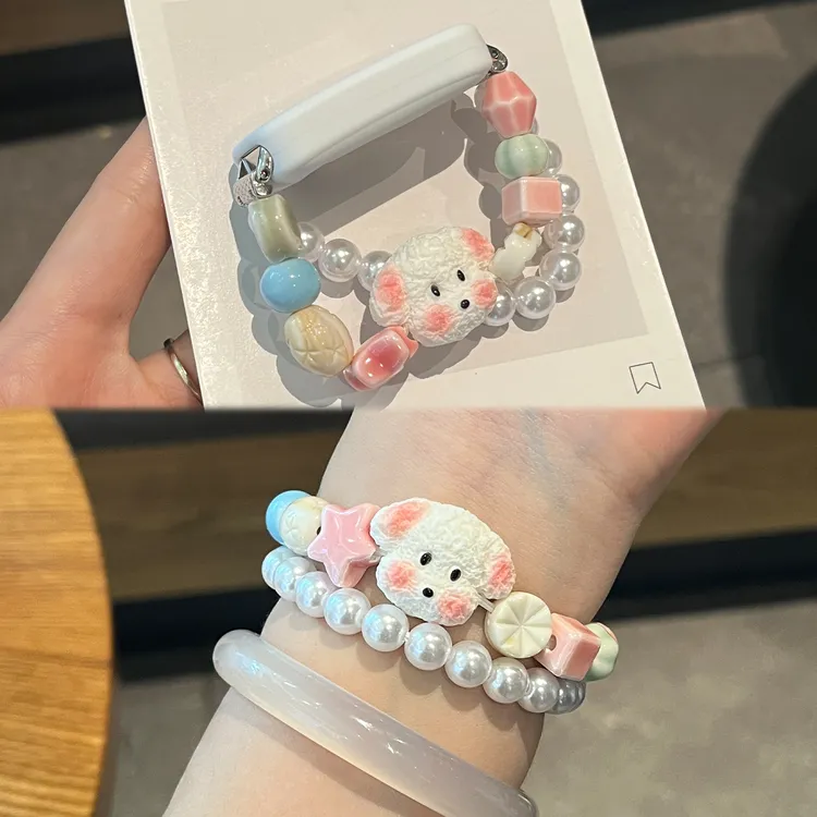 适用于华为手环10表带手表band9/8小狗7NFC串珠腕带荣耀10女XL夏