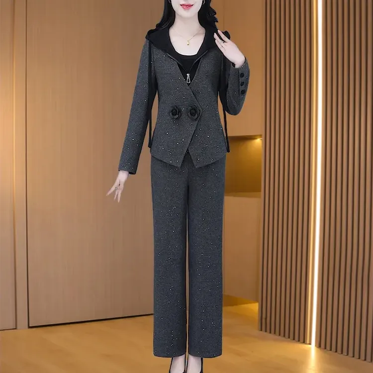 气质高级感时尚套装女士2025新款爆款开春穿搭显瘦两件套