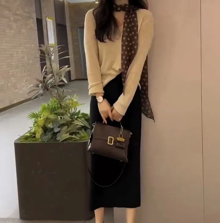 新款气质时尚洋气韩版套装2017