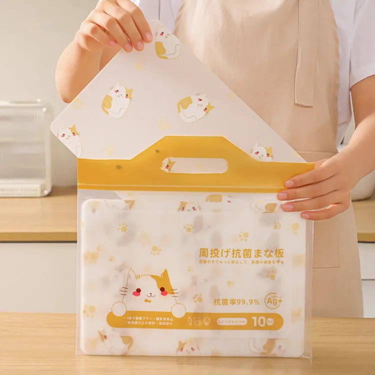 一次性菜板砧板纸厨房垫板辅食切菜肉水果案板抗菌pe粘板防滑户外