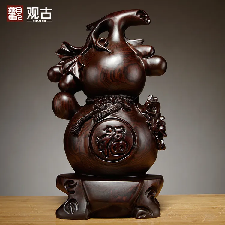 静室布置葫芦摆件客厅家居玄关装饰工艺品乔迁开业送礼道家用品