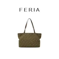 FERIA【格纹森林托特包】[9.27新品]FE509B169韩国小众品牌经典包包