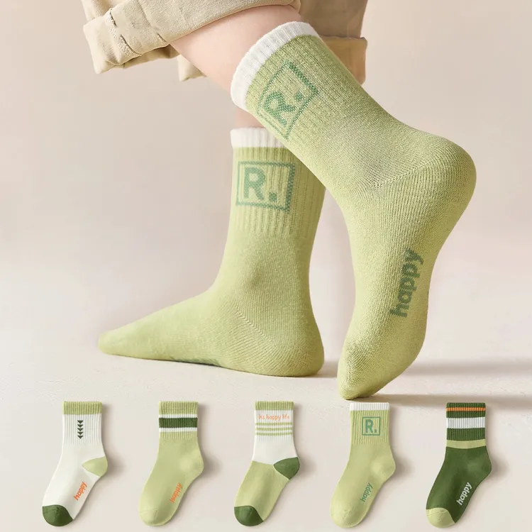 【10双装】儿童袜子秋冬中筒袜男女童宝宝学生春秋季洋气潮流袜子