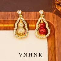 铜合金合成锆石耳饰 美可儿  N18   金色简约时尚耳环