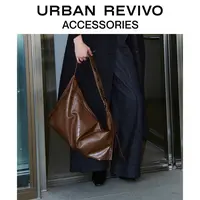 URBAN REVIVO2025秋季新款女潮流多口袋单肩斜挎包UAYB50108