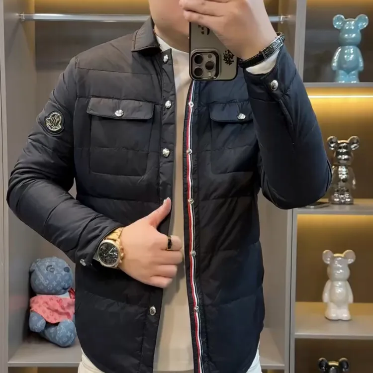 6601秋季薄棉男士新款翻领修身百搭外套休闲男外套春秋男款长袖