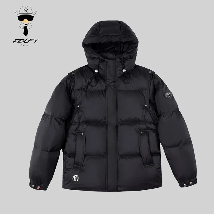FDLFY老佛爷男装正品冬季2025新款白鸭绒羽绒服加厚保暖潮牌外套